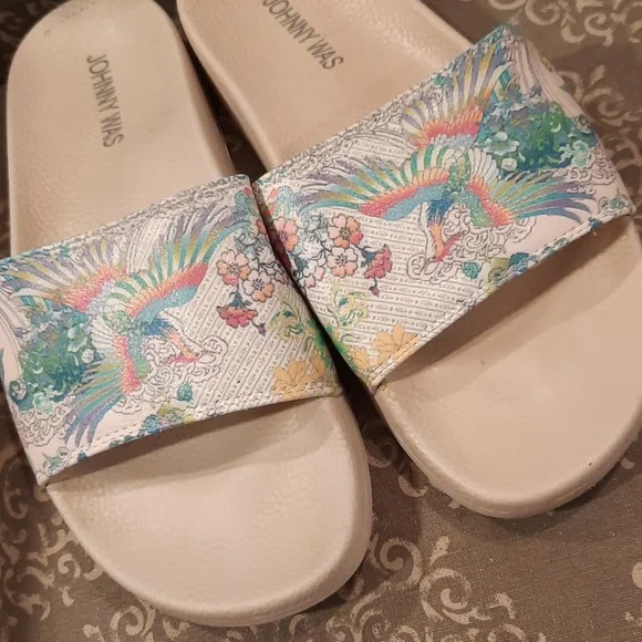 Johnny Was Light Dreamer pool slides - Picture 2 of 10